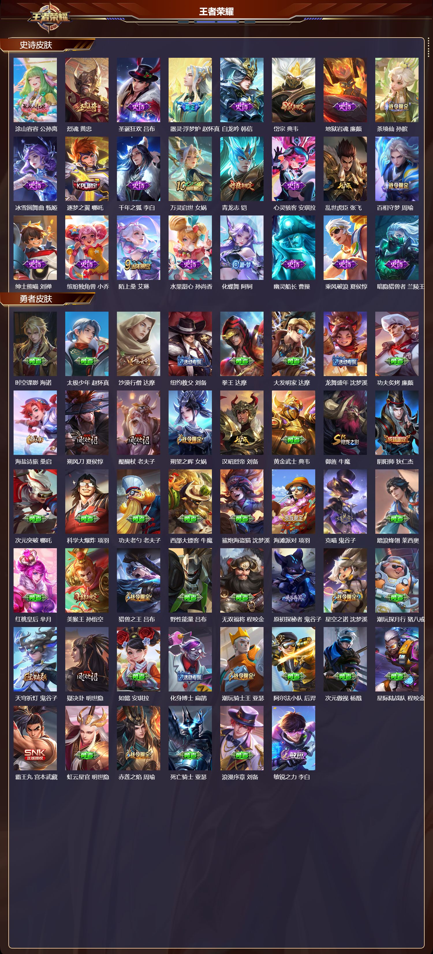 WZQM417760王者荣耀账号详情图4