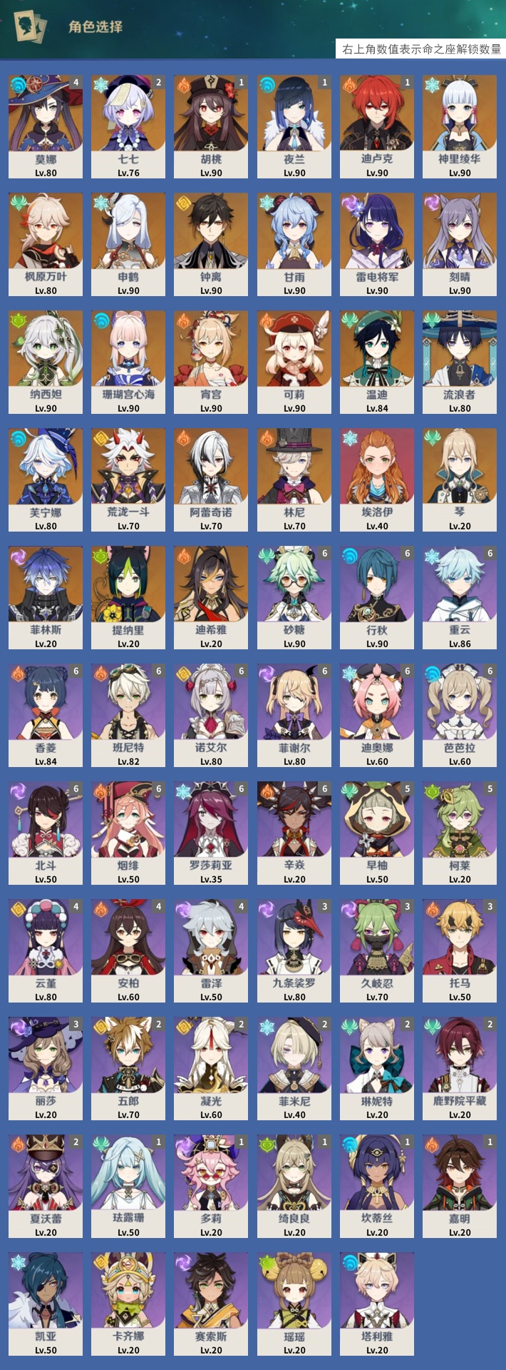 YSMK40319原神账号详情图3