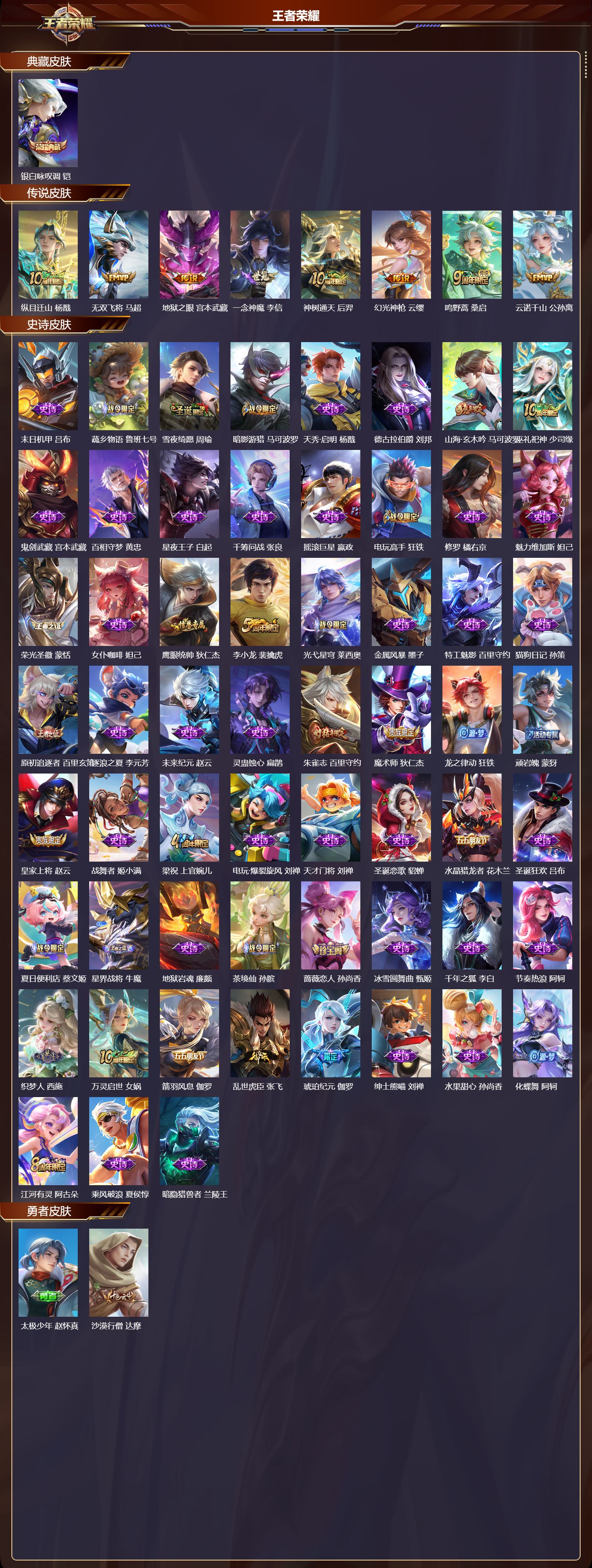 WZCMW416609王者荣耀账号详情图8 WZCMW416609王者荣耀账号详情图8