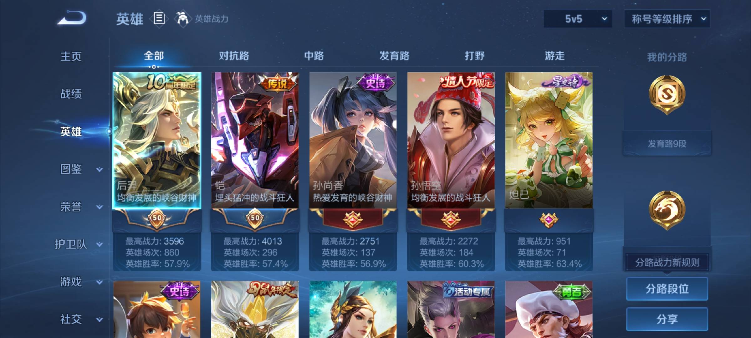 WZCMW416679王者荣耀账号详情图3 WZCMW416679王者荣耀账号详情图3