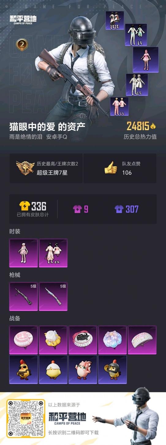 HPSJ48091和平精英账号详情图3