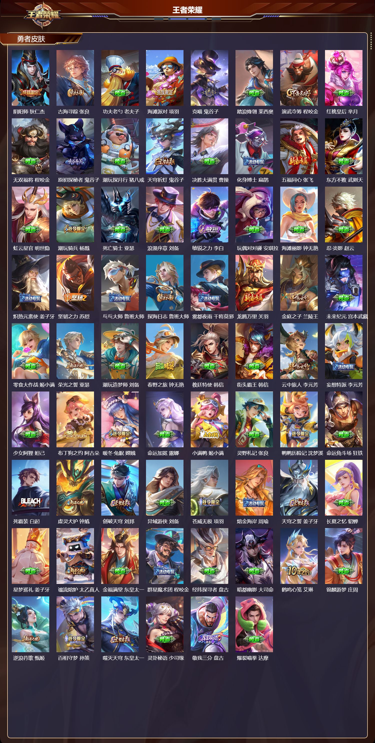 WZQM417749王者荣耀账号详情图4