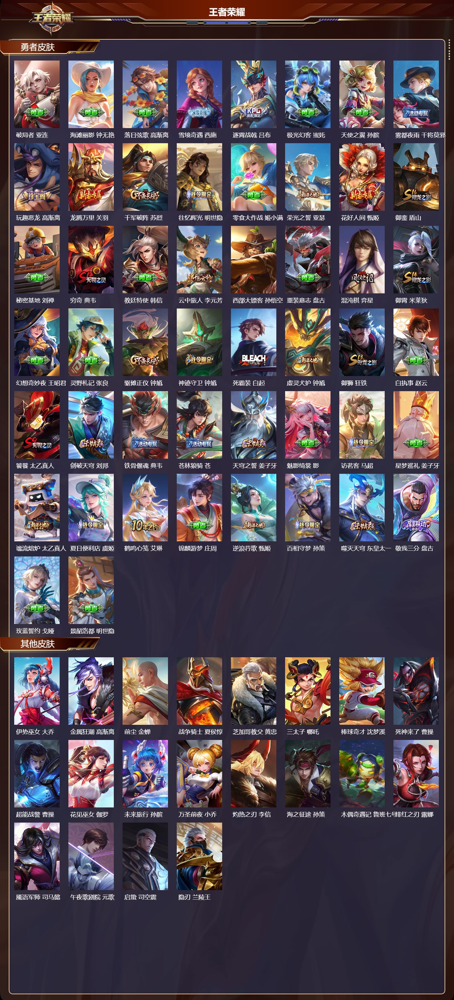 WZQM417760王者荣耀账号详情图5