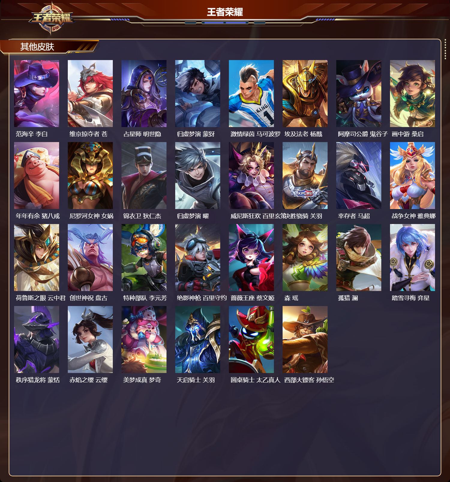 WZMK417737王者荣耀账号详情图6