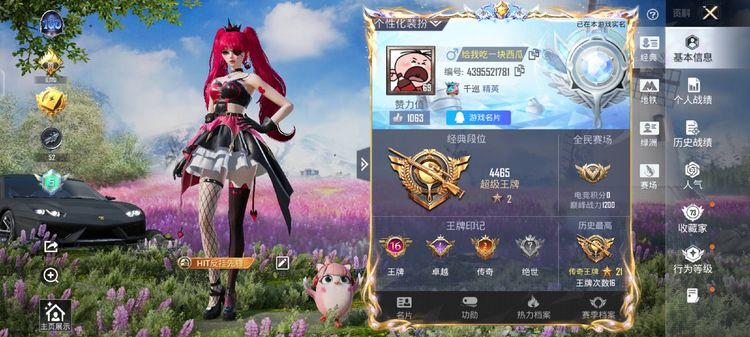 HPCMW411038和平精英账号详情图3 HPCMW411038和平精英账号详情图3