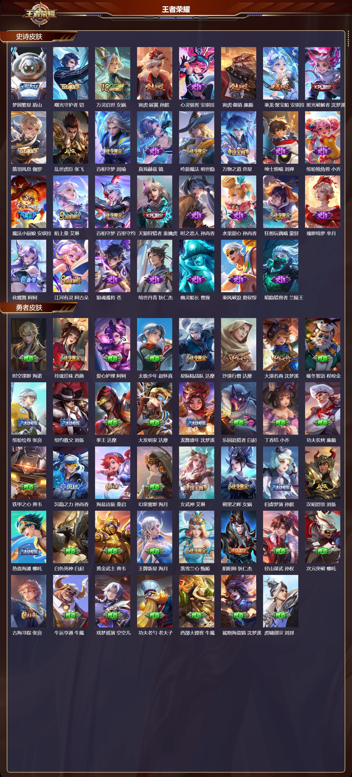 WZQM420699王者荣耀账号详情图7