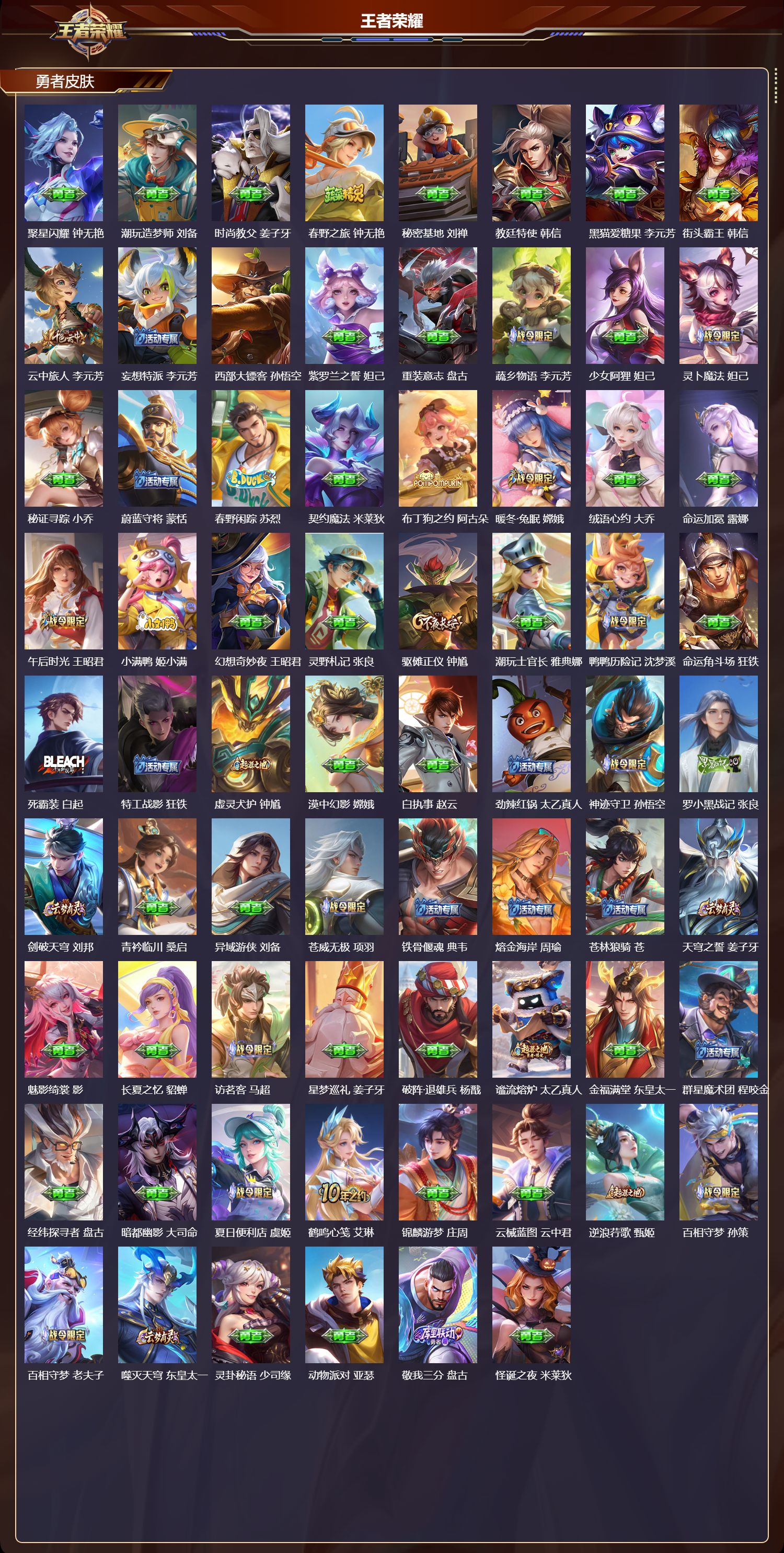 WZQM420699王者荣耀账号详情图9