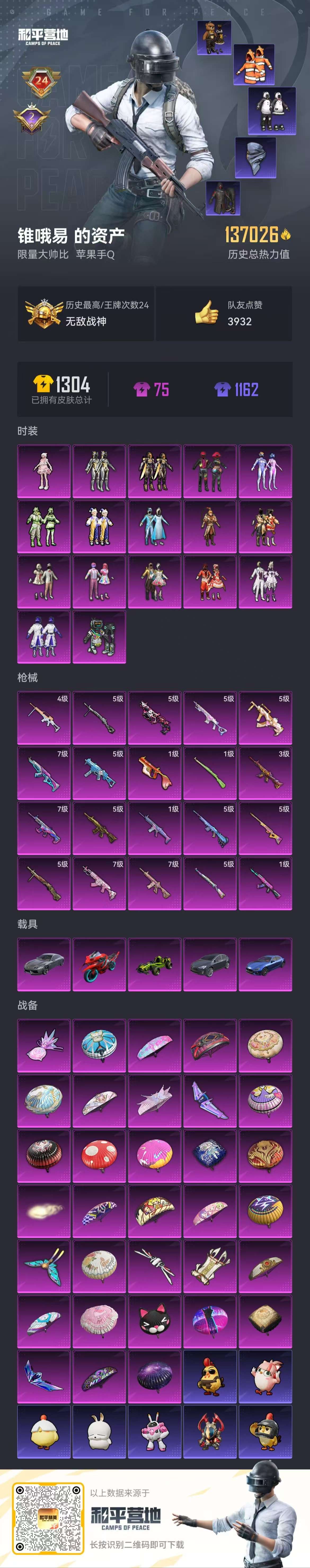 HPCMW411489和平精英账号详情图2