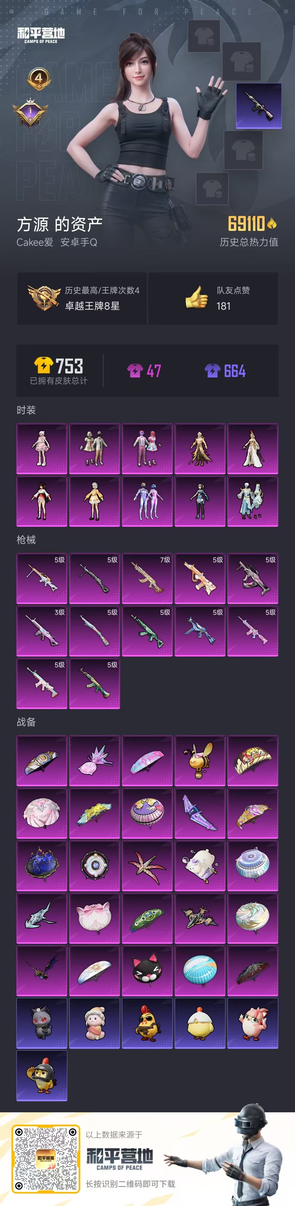 HPCMW411501和平精英账号详情图5