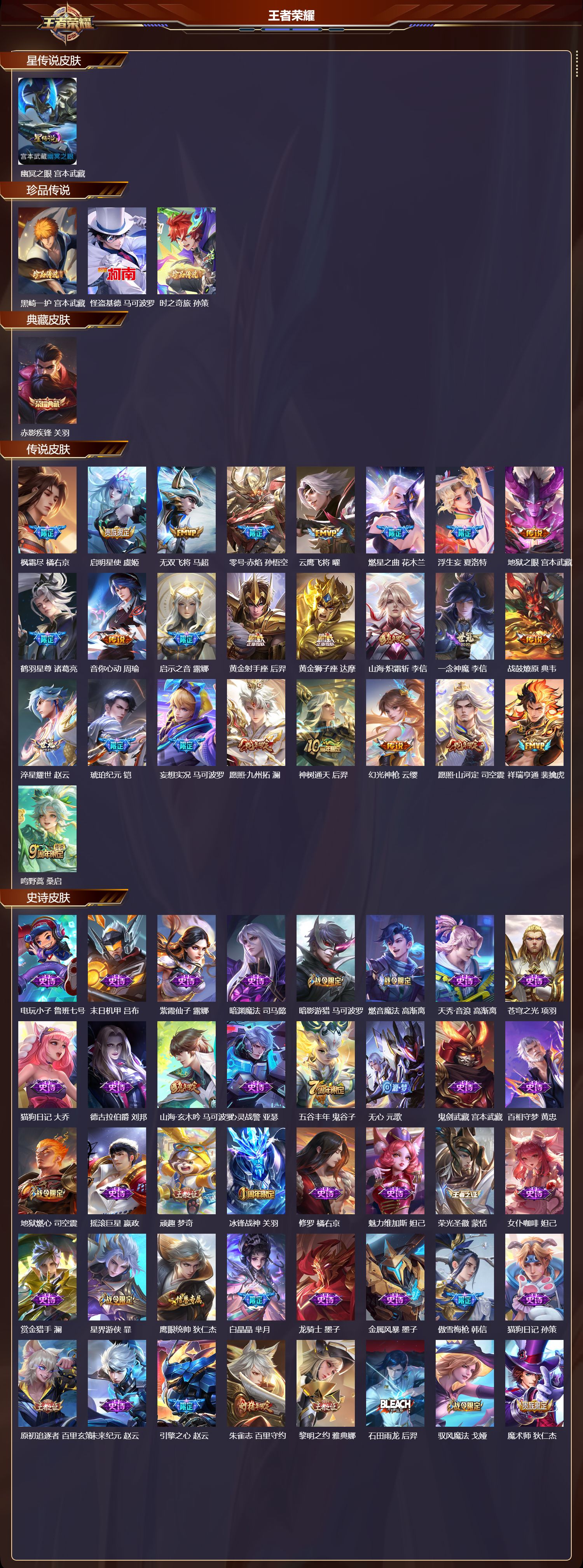 WZMK420139王者荣耀账号详情图2 WZMK420139王者荣耀账号详情图2