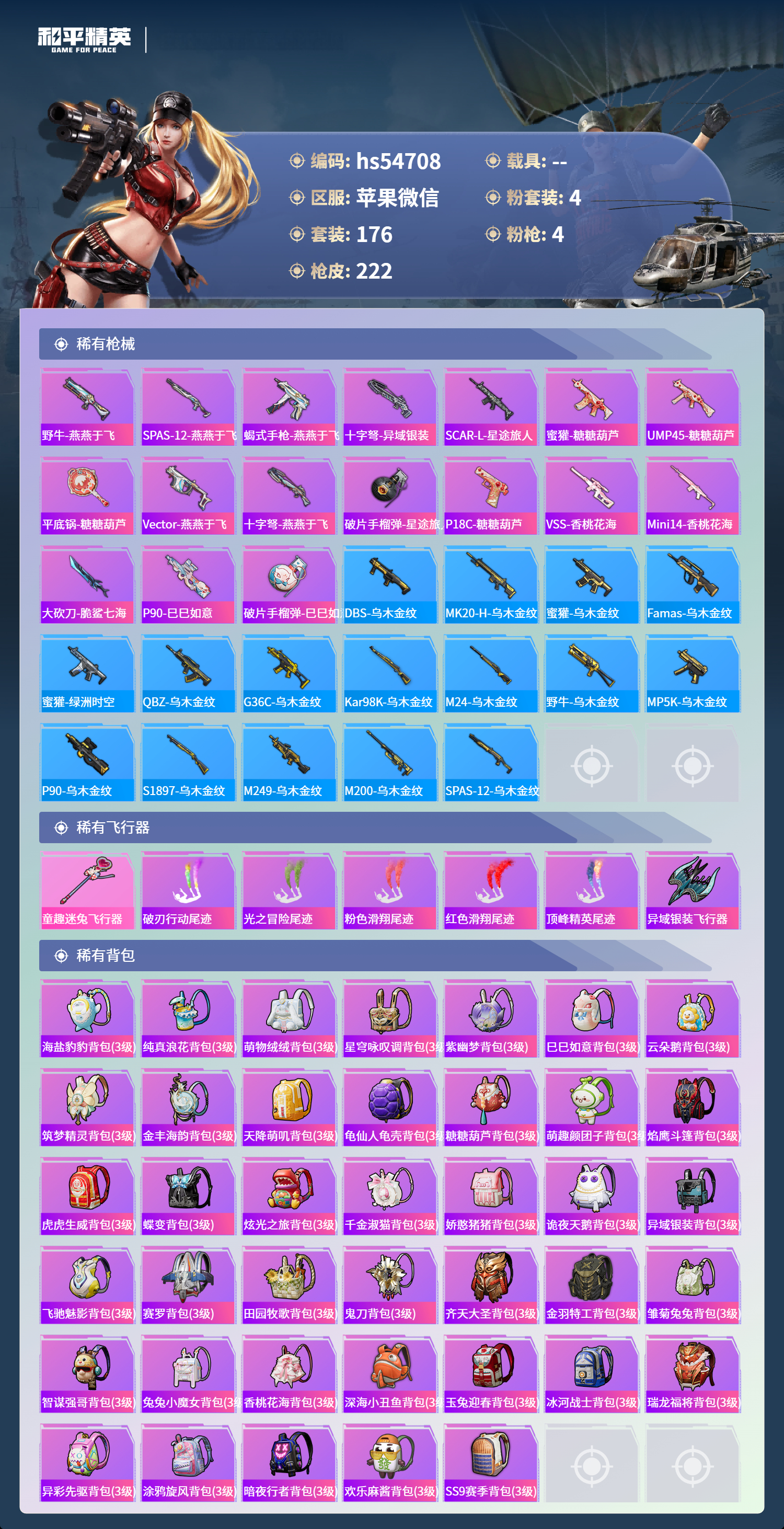 HPSJ410990和平精英账号详情图9 HPSJ410990和平精英账号详情图9