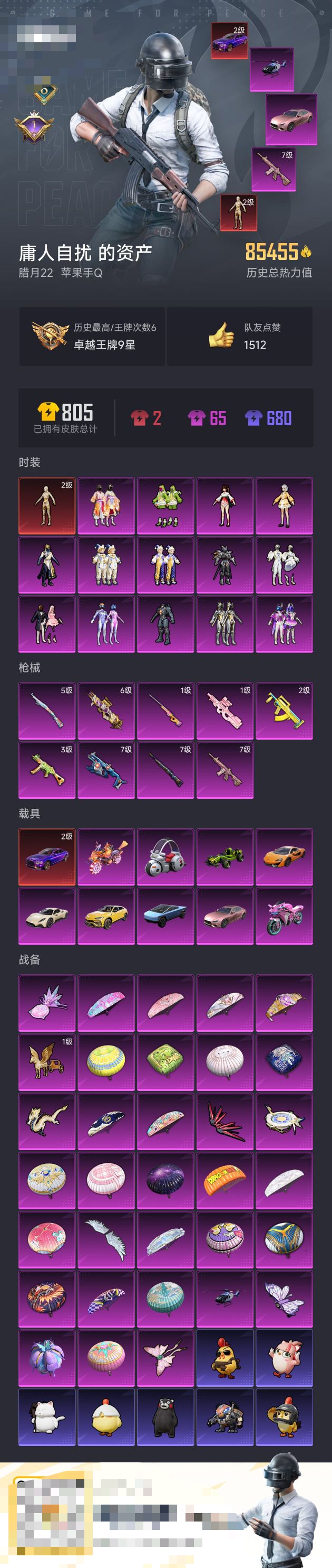 HPZM419067和平精英账号详情图5 HPZM419067和平精英账号详情图5