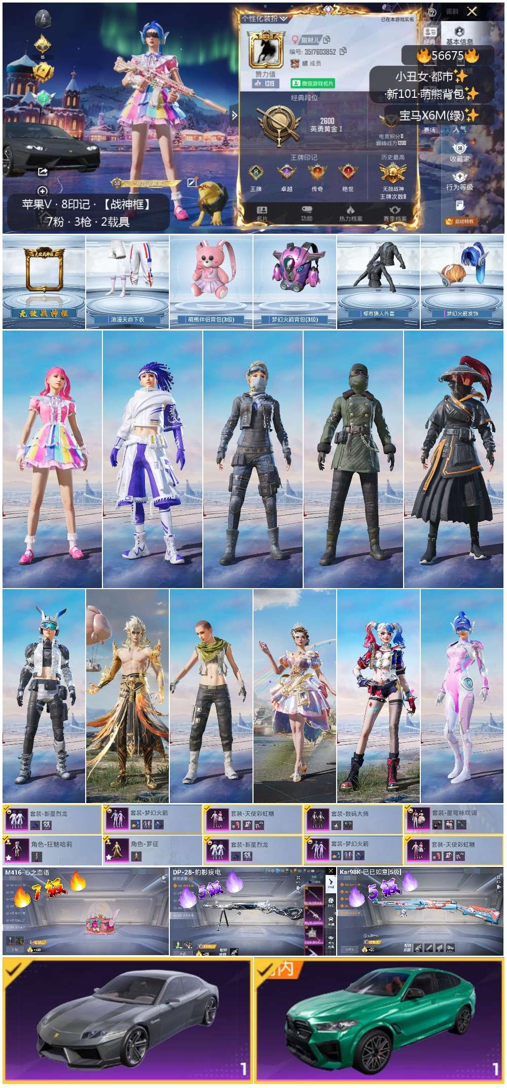 HPSJ410972和平精英账号详情图2