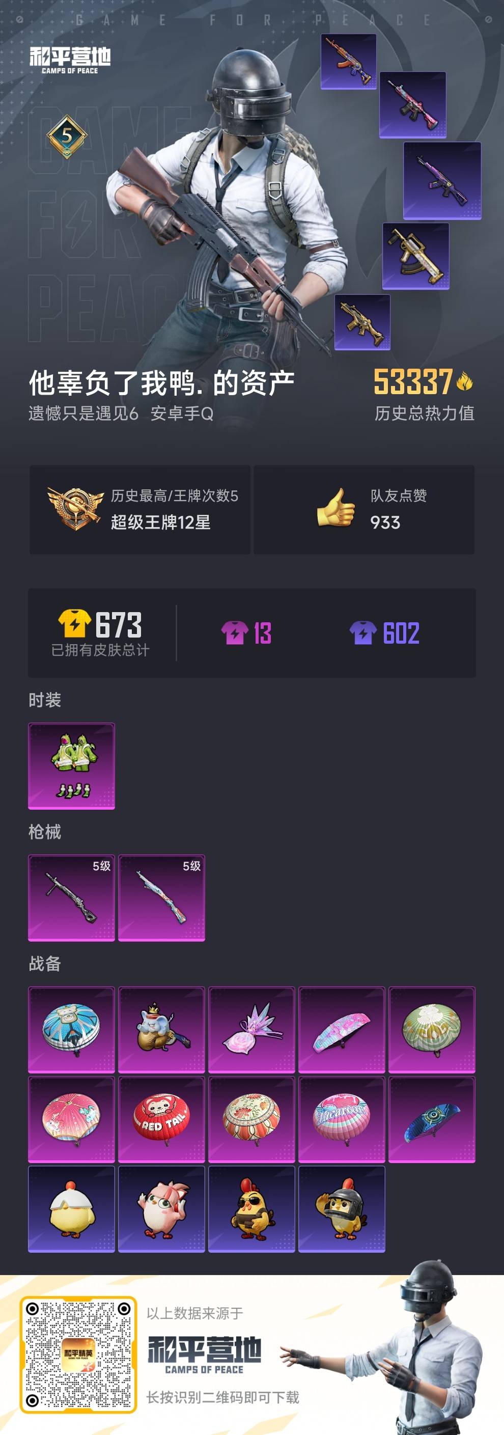 HPSJ415047和平精英账号详情图4