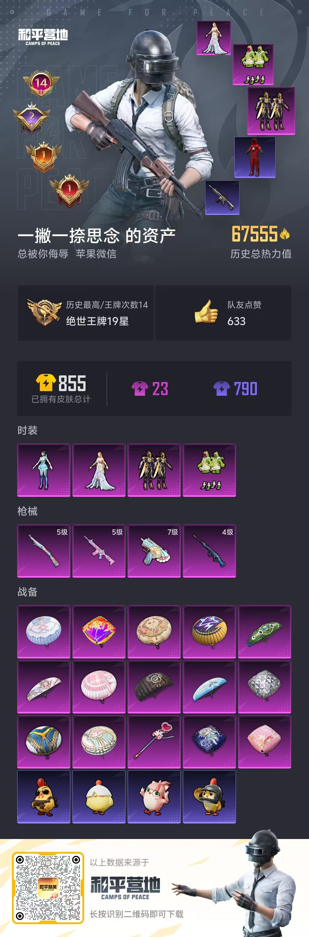 HPSJ410990和平精英账号详情图2 HPSJ410990和平精英账号详情图2