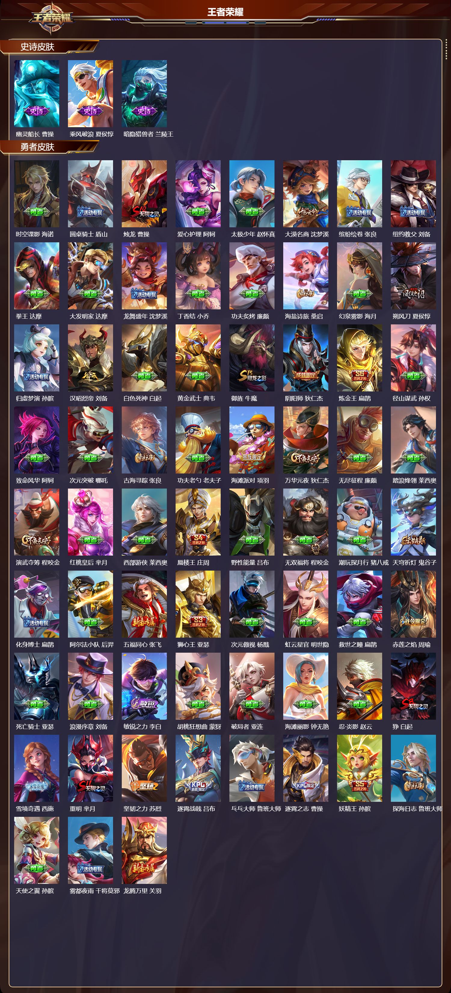 WZQM420566王者荣耀账号详情图5