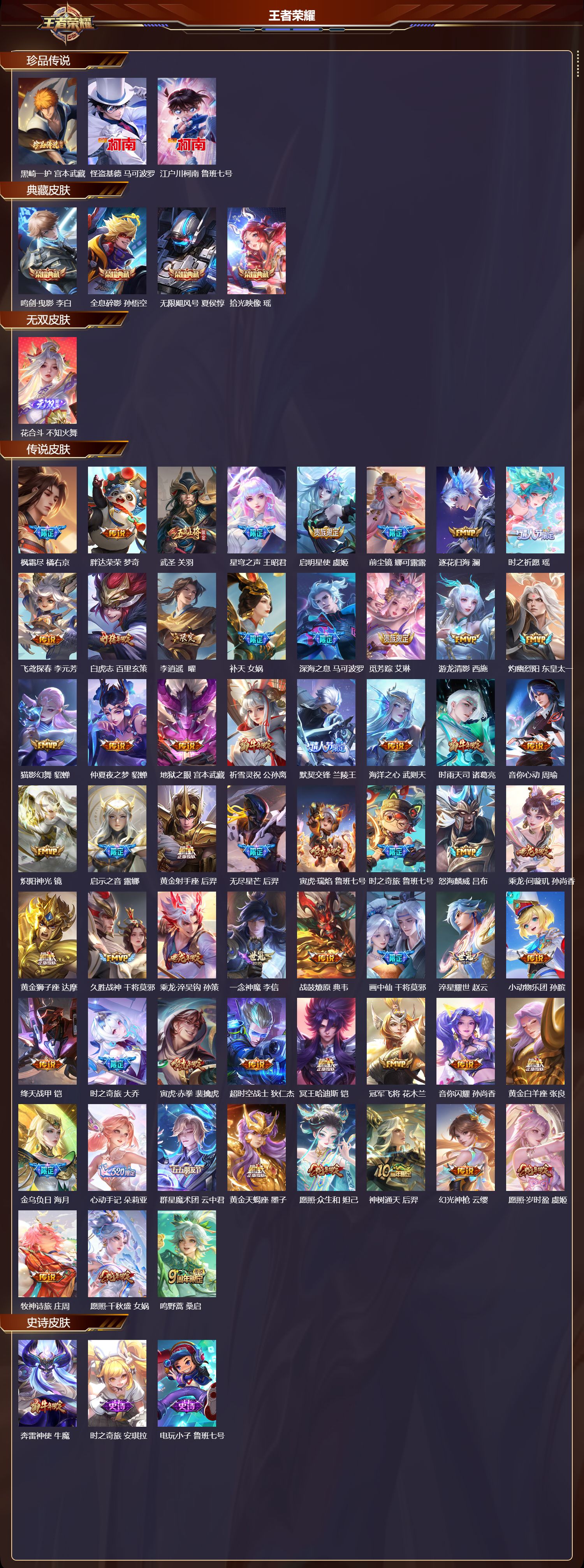 WZCMW418104王者荣耀账号详情图6