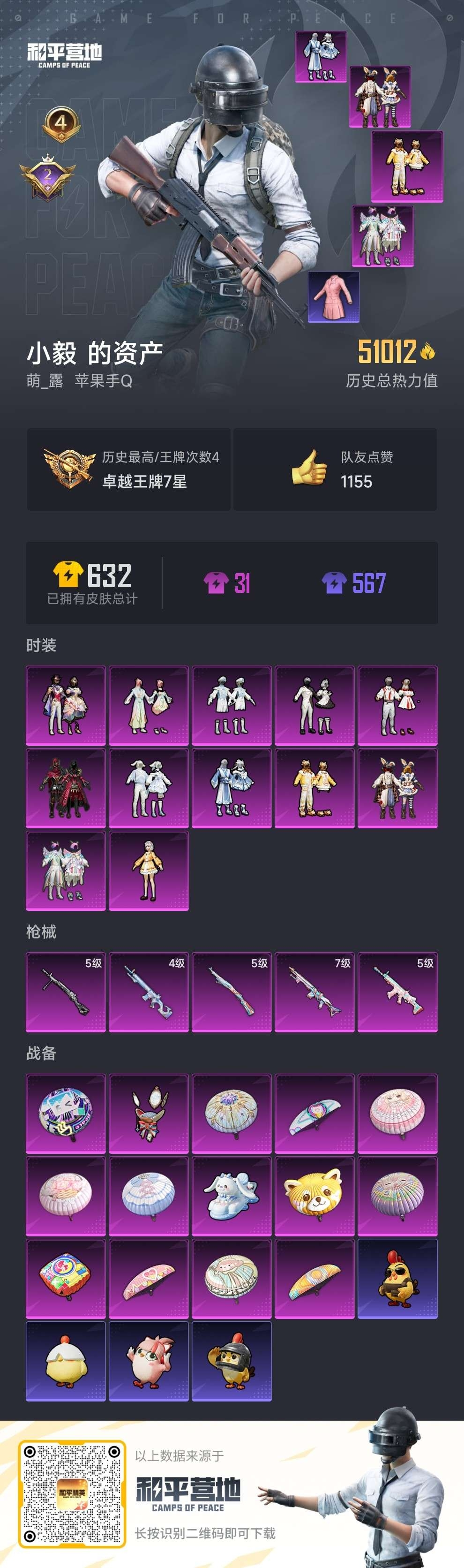 HPCMW411444和平精英账号详情图5