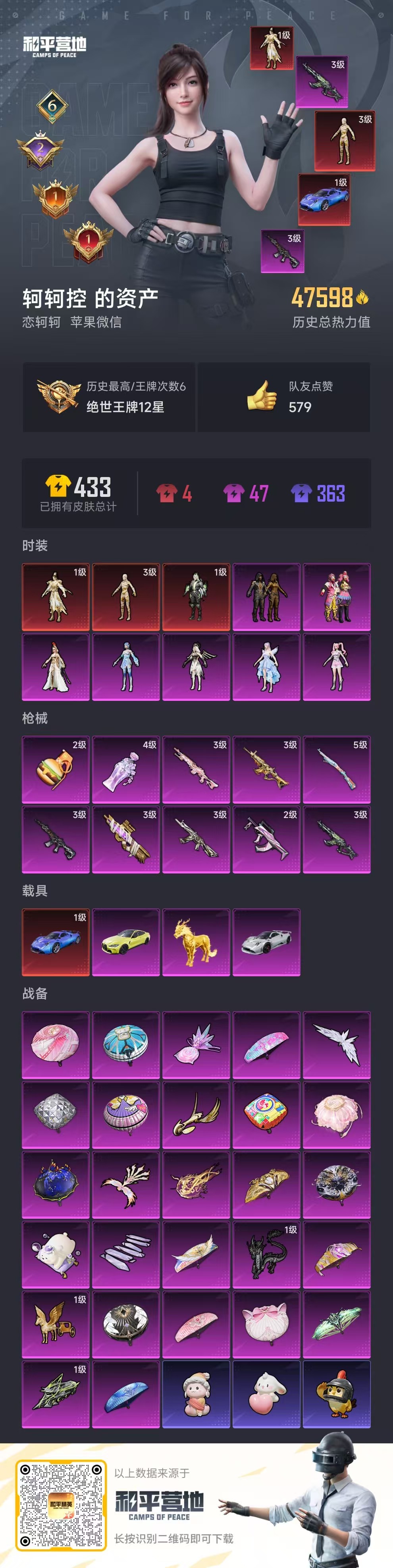 HPCMW411654和平精英账号详情图4 HPCMW411654和平精英账号详情图4