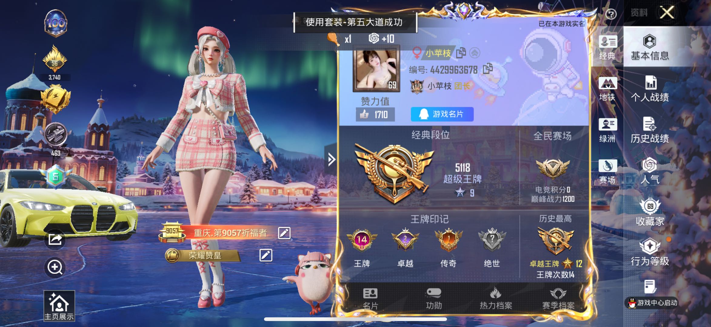 HPCMW411638和平精英账号详情图2