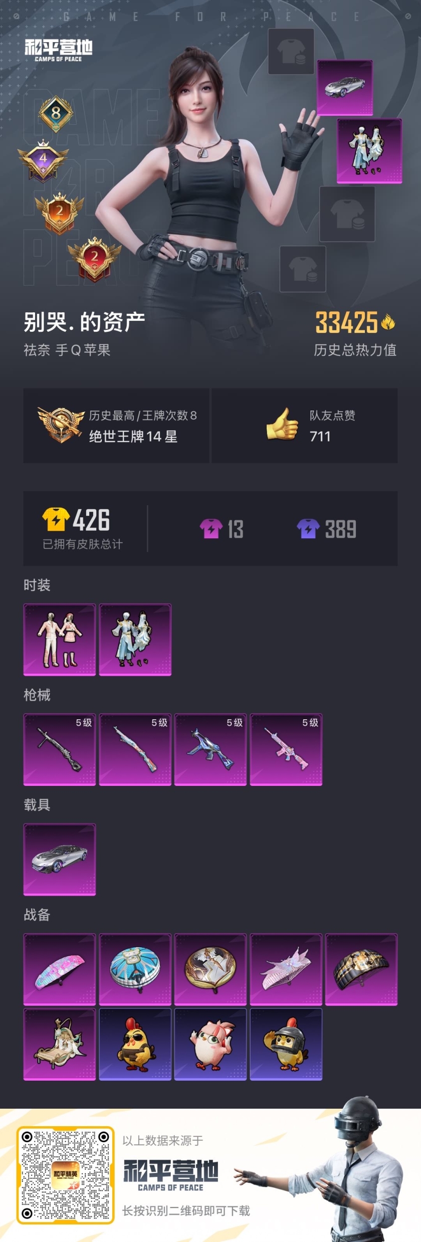 HPSJ415050和平精英账号详情图4