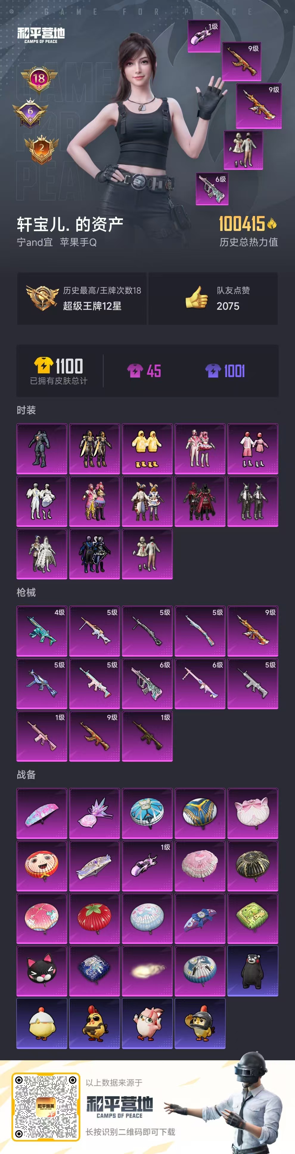 HPSJ415053和平精英账号详情图4