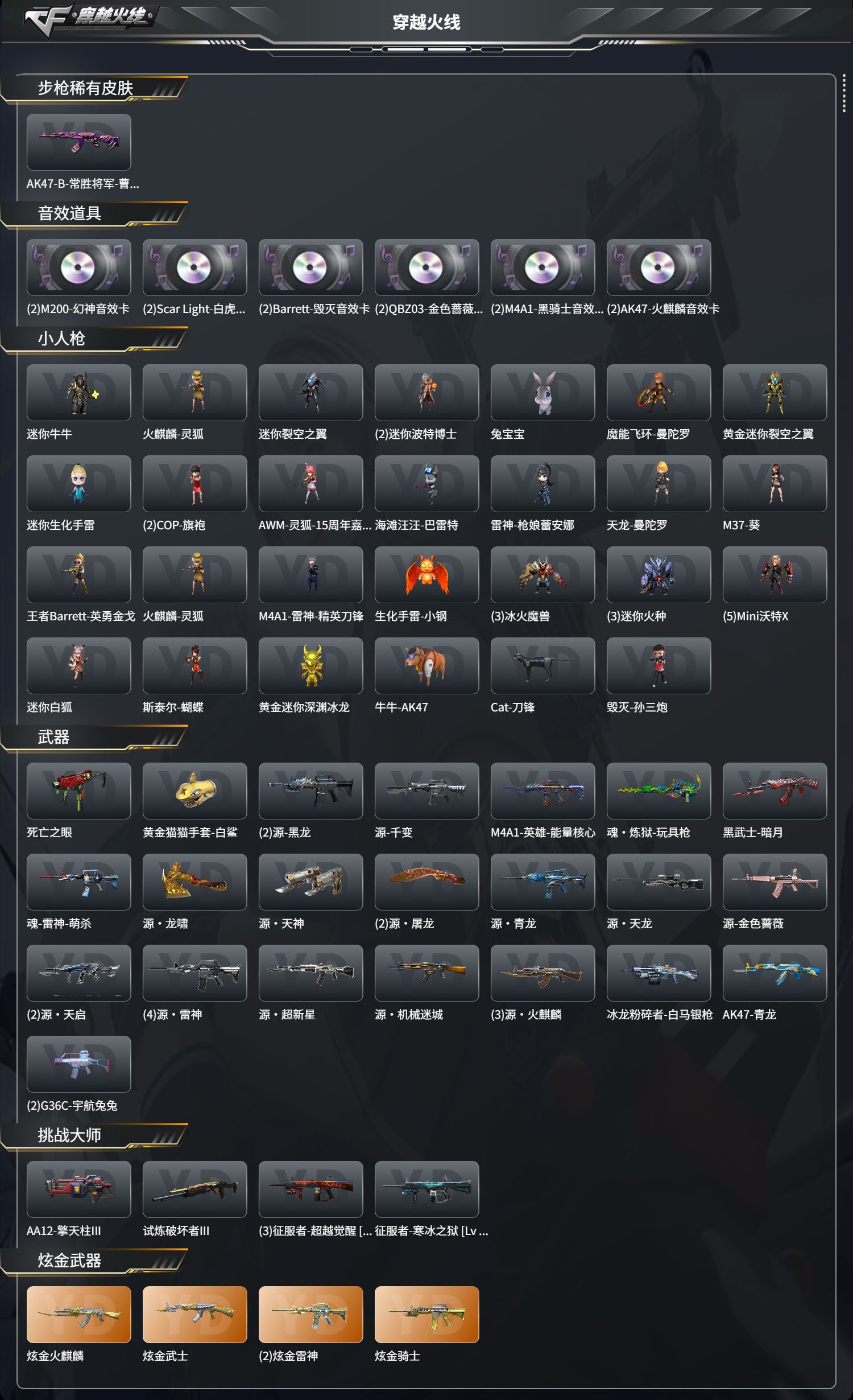 CFCMW425233穿越火线账号详情图3