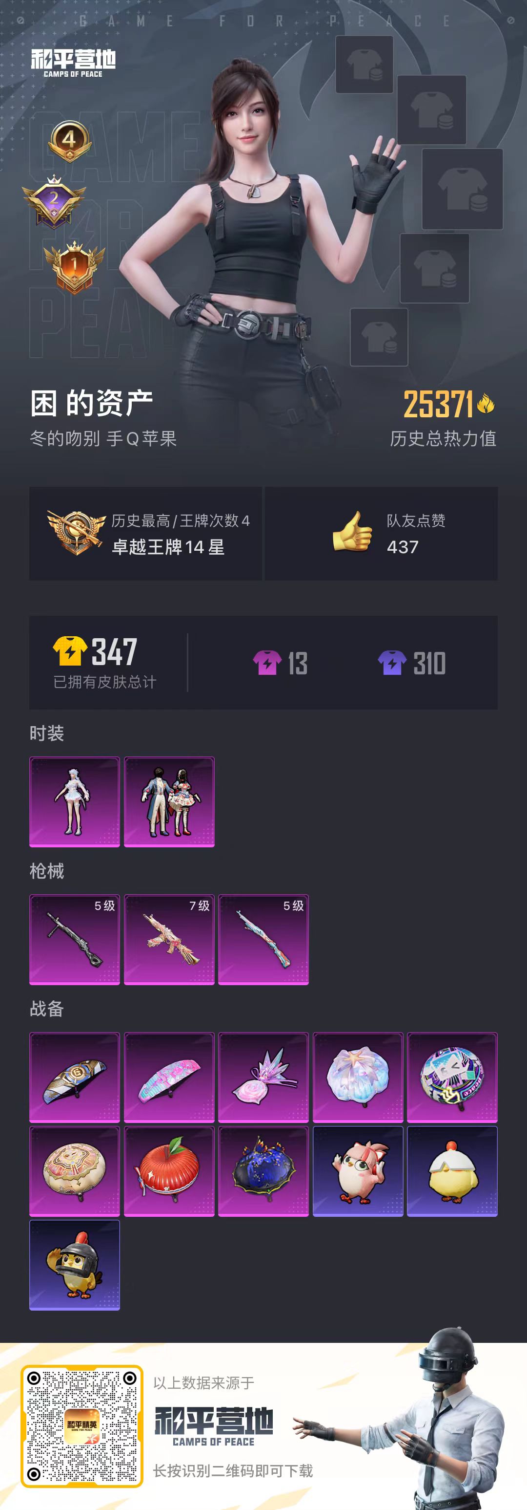 HPCMW411544和平精英账号详情图2