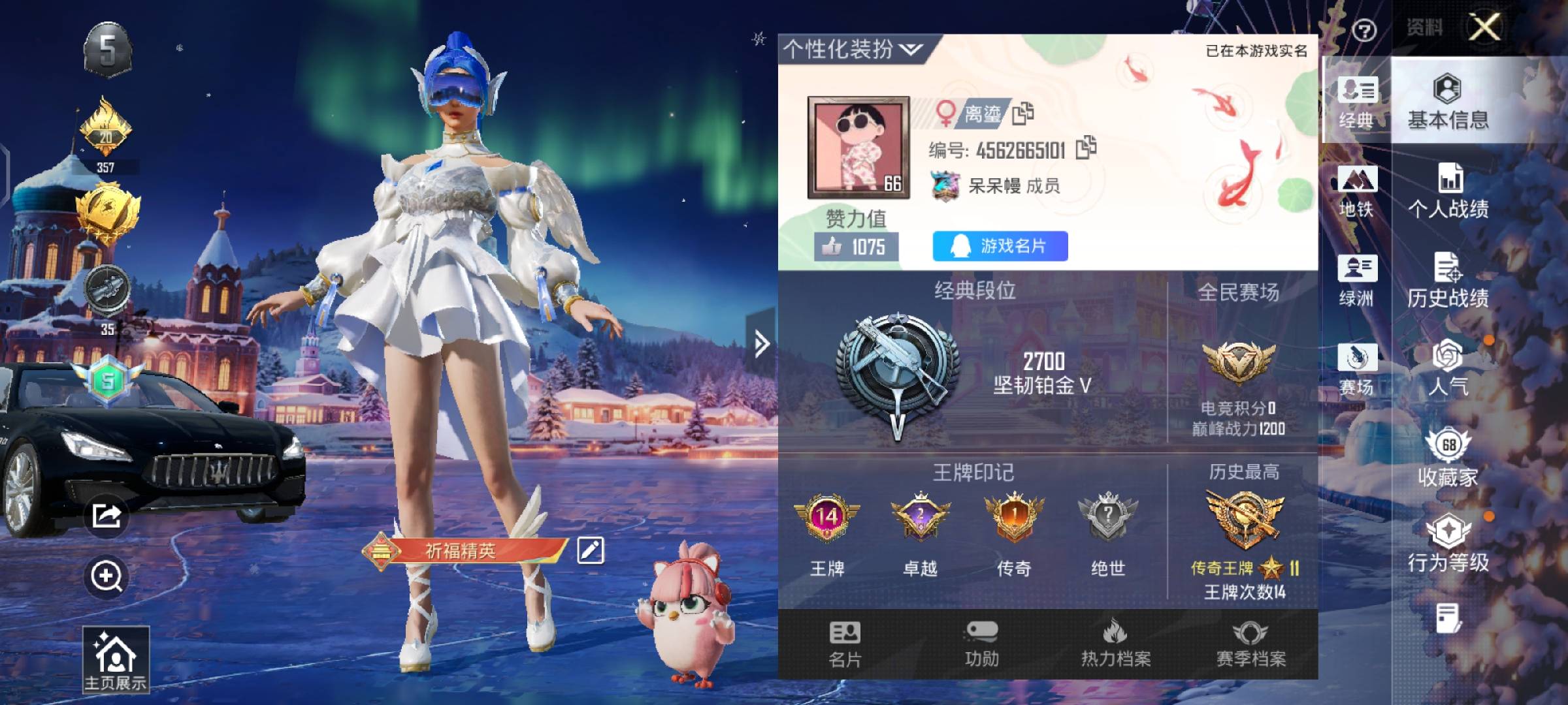 HPCMW417900和平精英账号详情图2