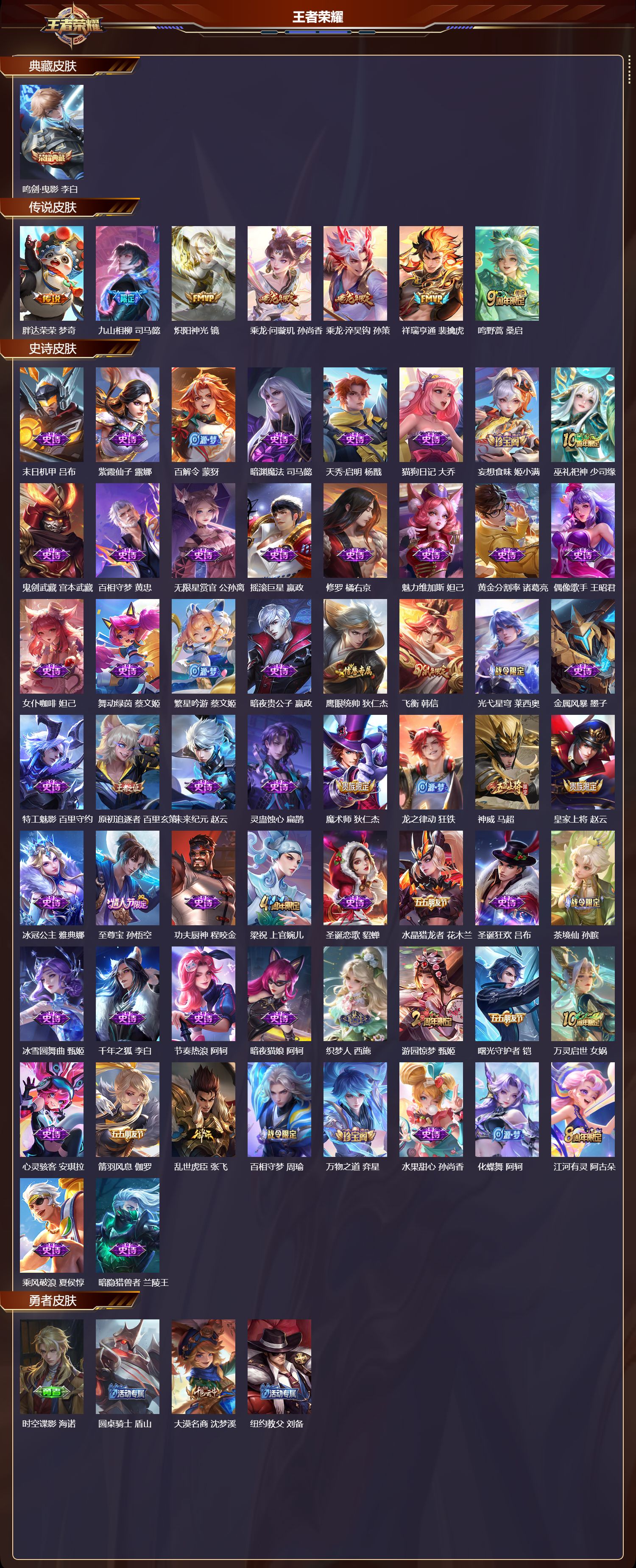 WZQM423832王者荣耀账号详情图3