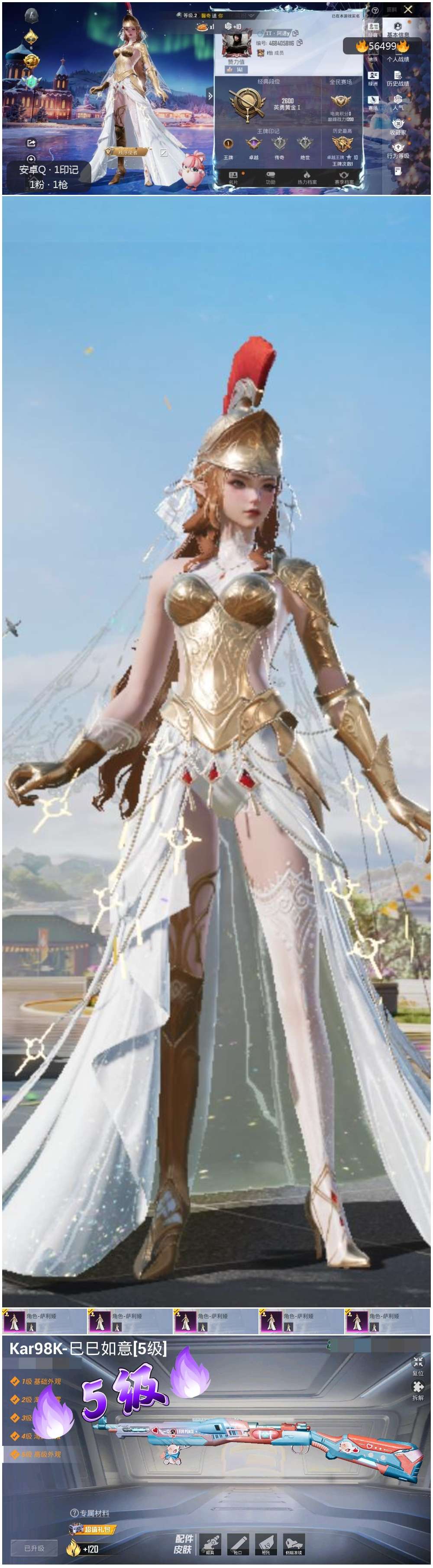 HPSJ412589和平精英账号详情图3