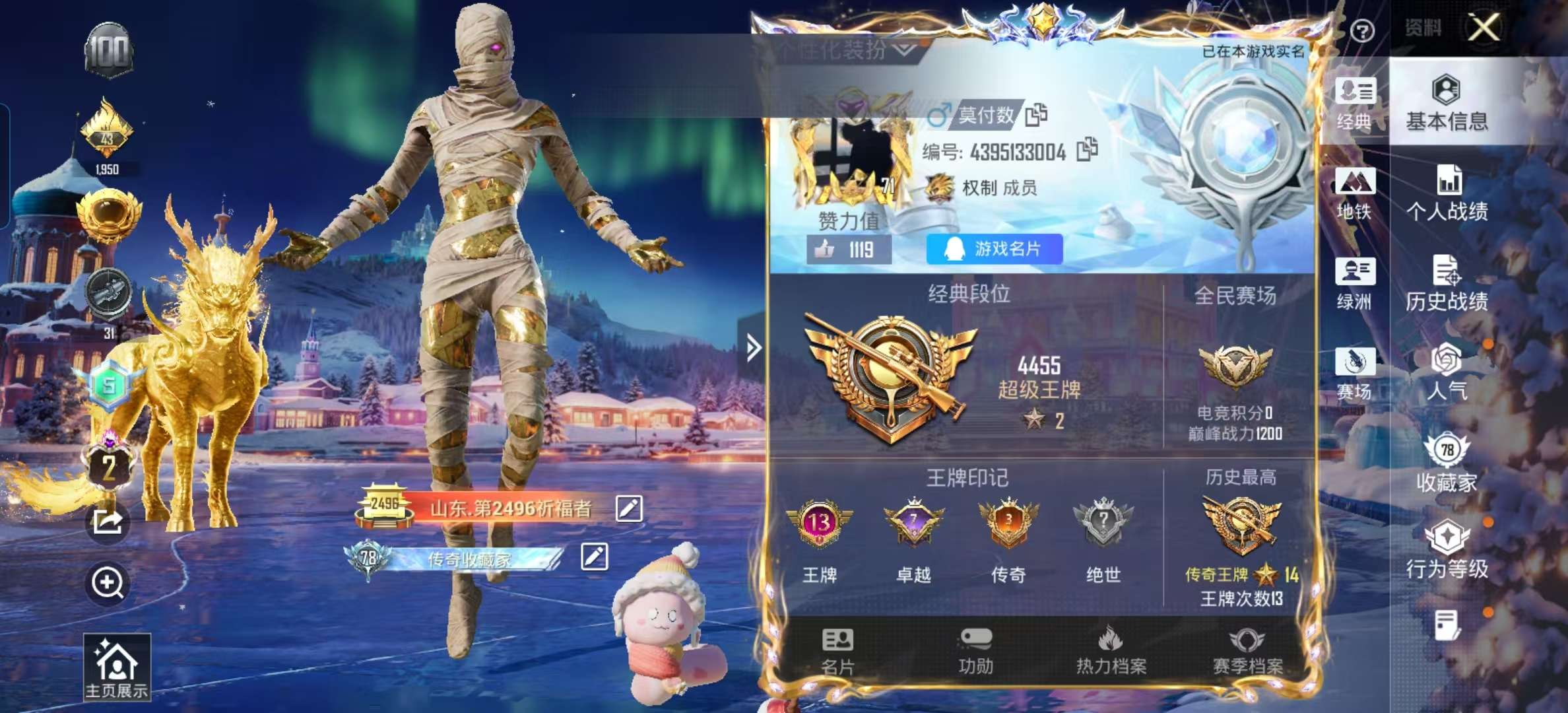 HPSJ412492和平精英账号详情图4 HPSJ412492和平精英账号详情图4