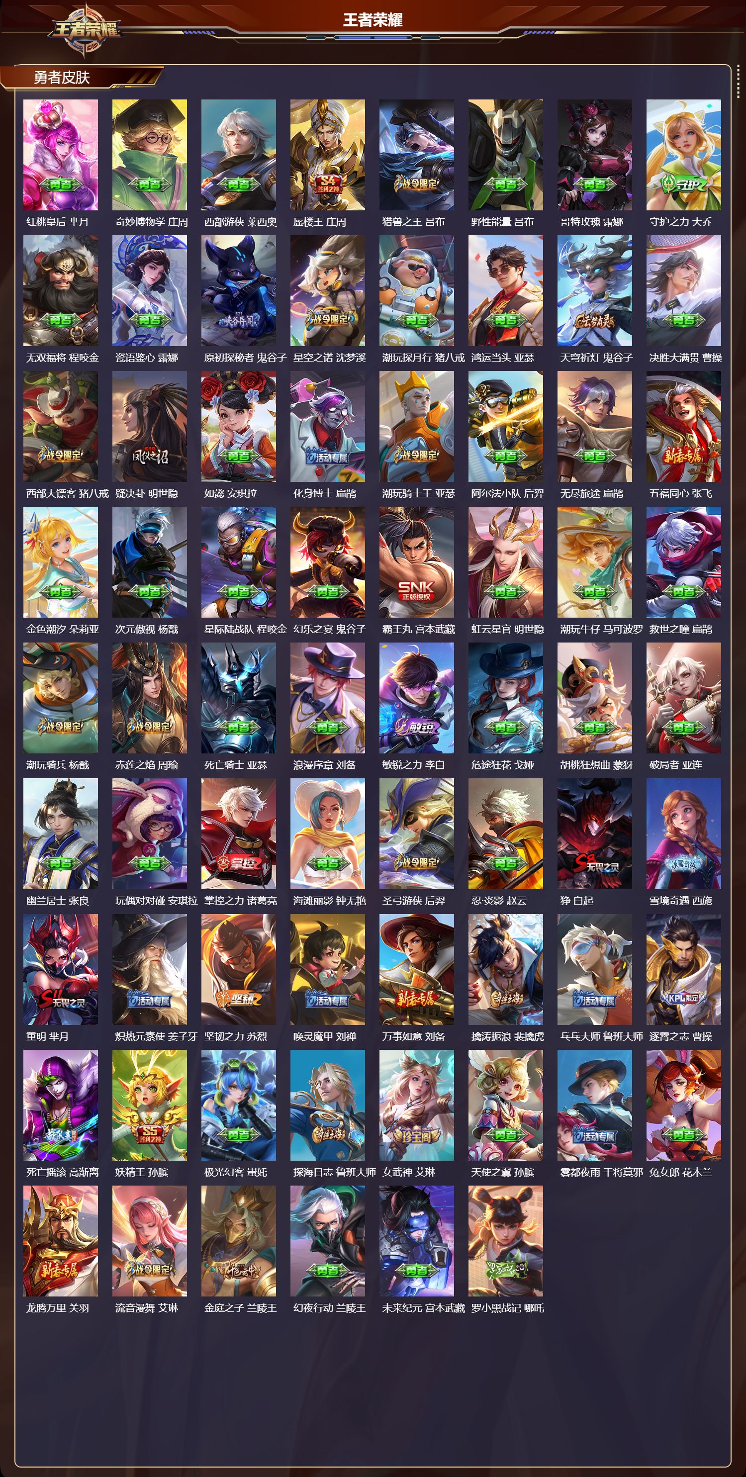 WZCMW420185王者荣耀账号详情图10