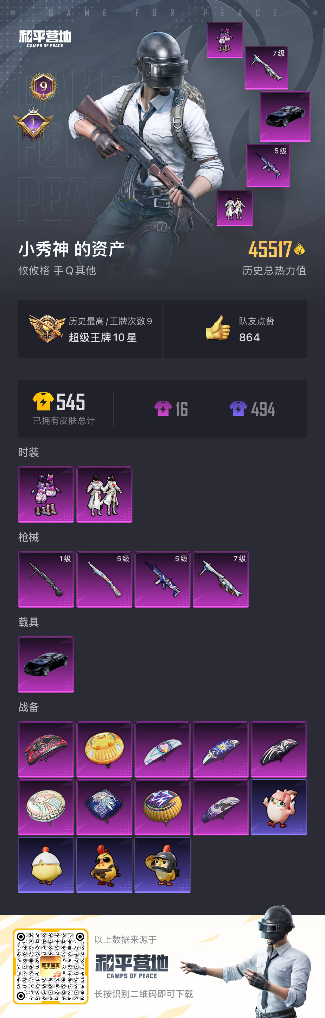 HPCMW412404和平精英账号详情图2