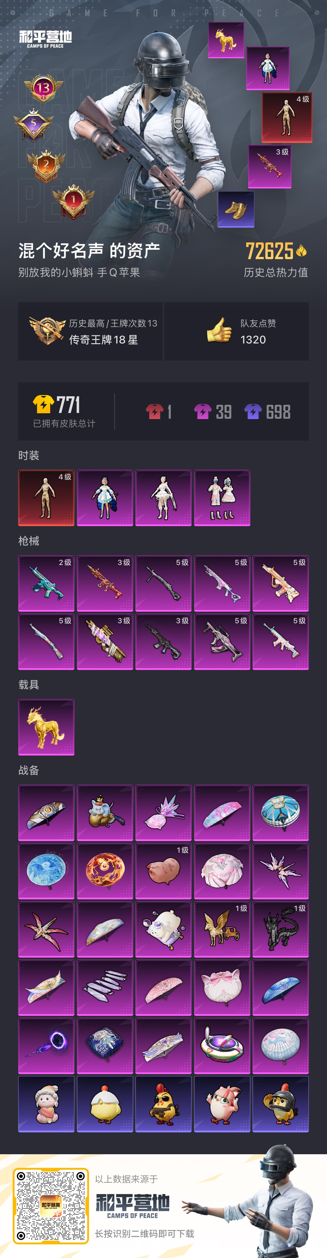 HPCMW412755和平精英账号详情图3