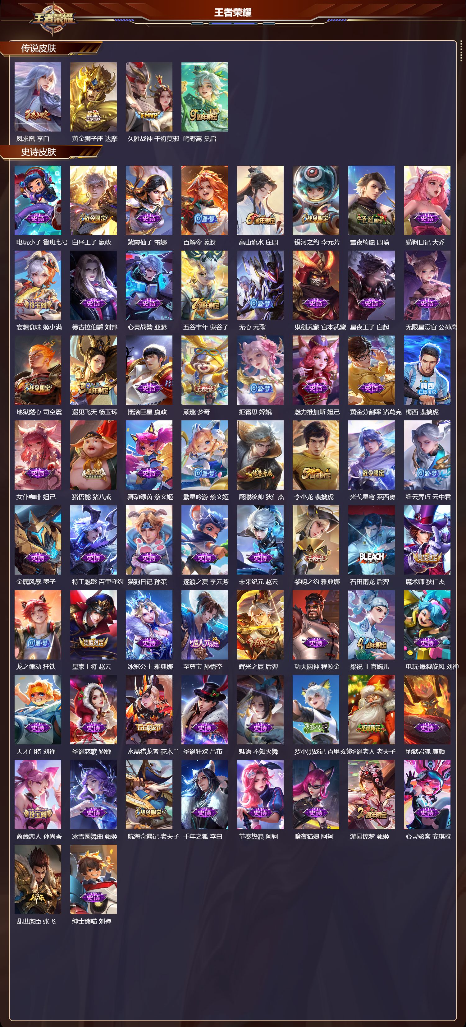 WZCMW420173王者荣耀账号详情图6 WZCMW420173王者荣耀账号详情图6