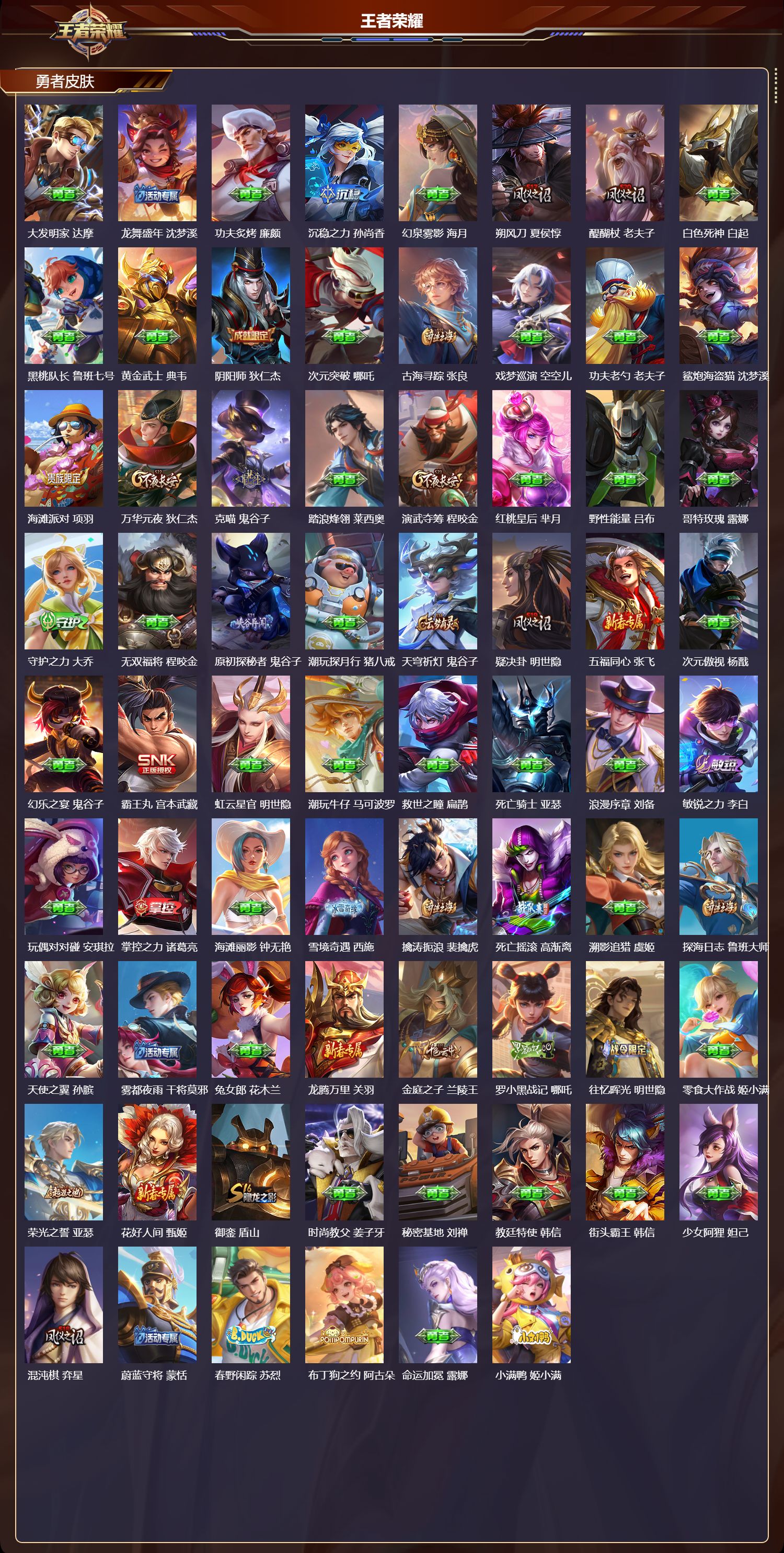 WZQM423832王者荣耀账号详情图4