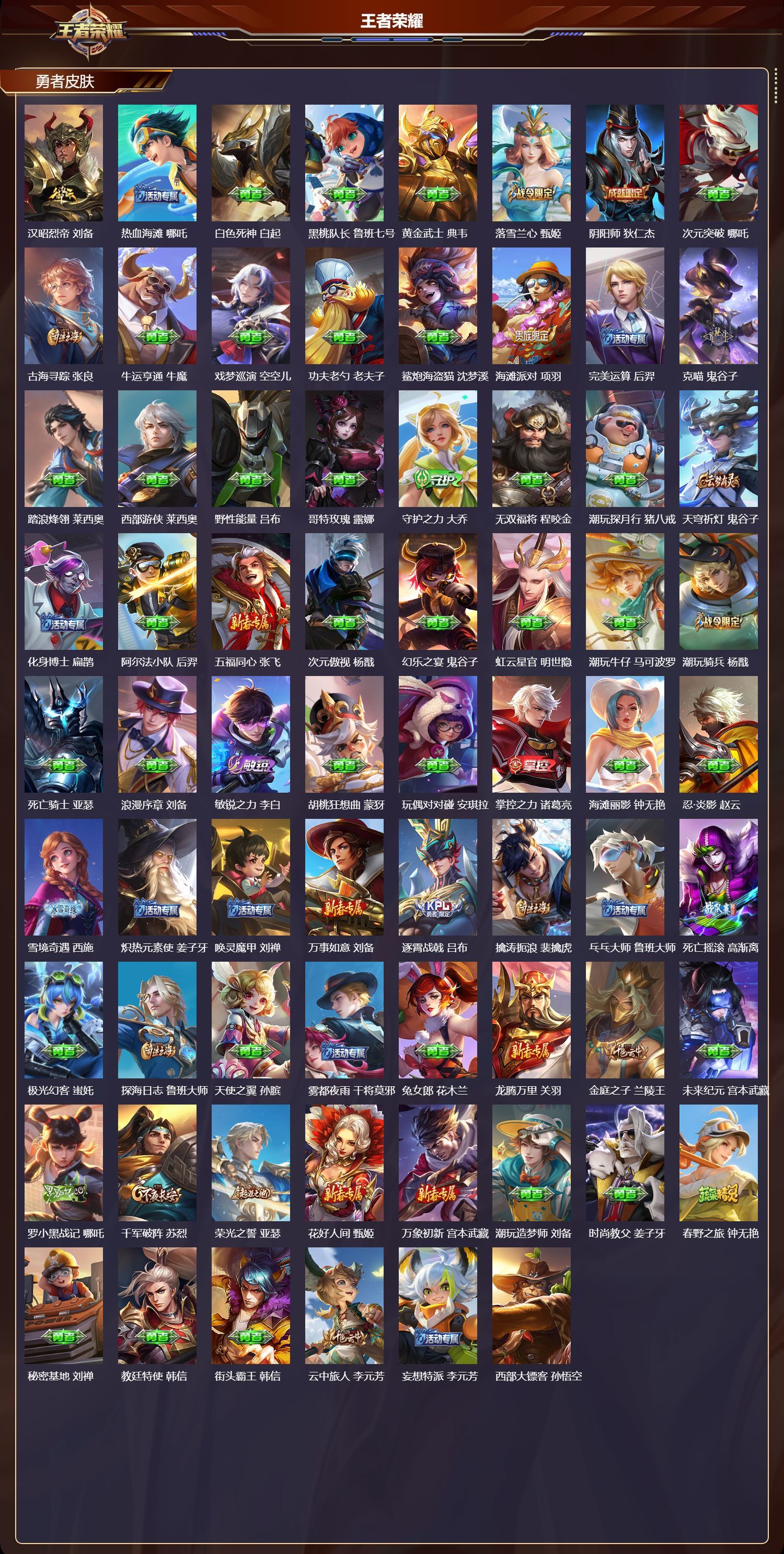 WZQM423834王者荣耀账号详情图5 WZQM423834王者荣耀账号详情图5