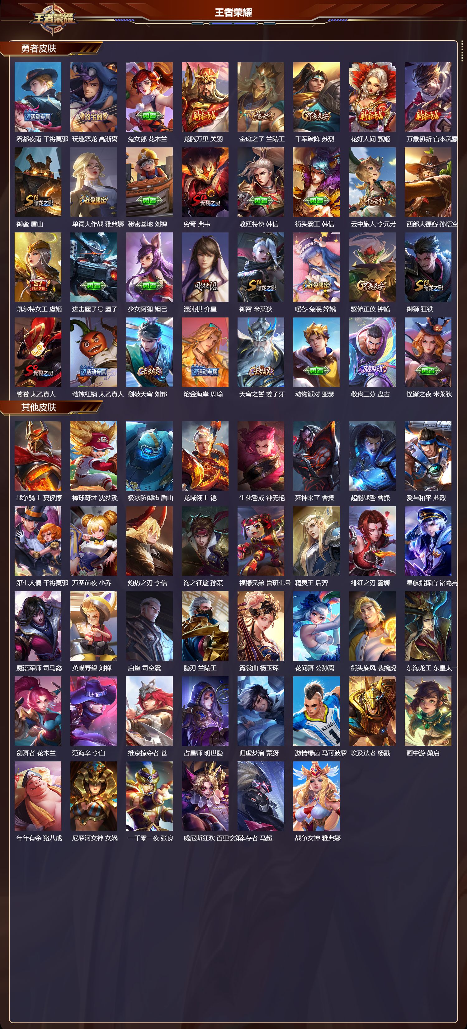 WZMK423824王者荣耀账号详情图4