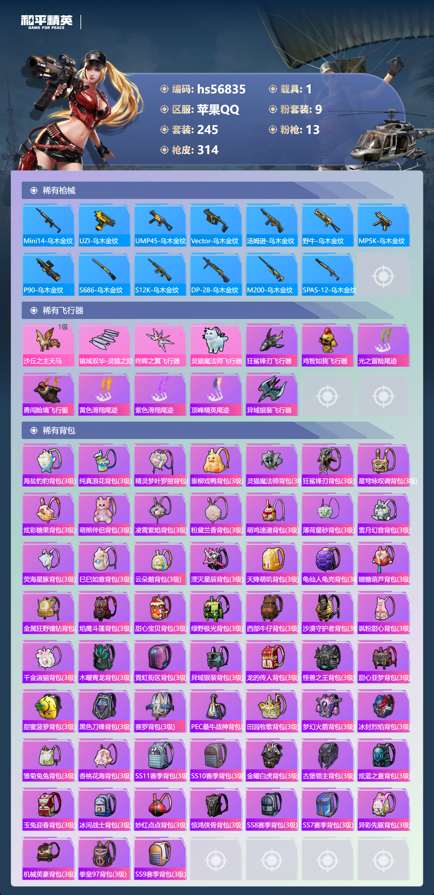 HPCMW417932和平精英账号详情图11 HPCMW417932和平精英账号详情图11