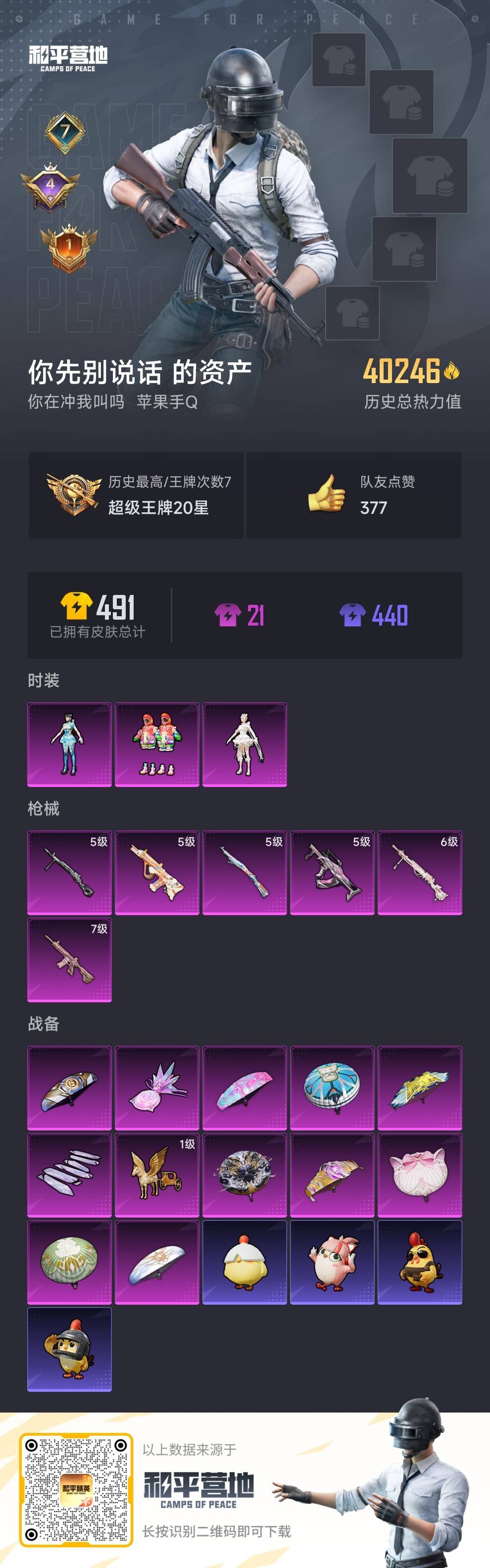 HPCMW412490和平精英账号详情图4 HPCMW412490和平精英账号详情图4