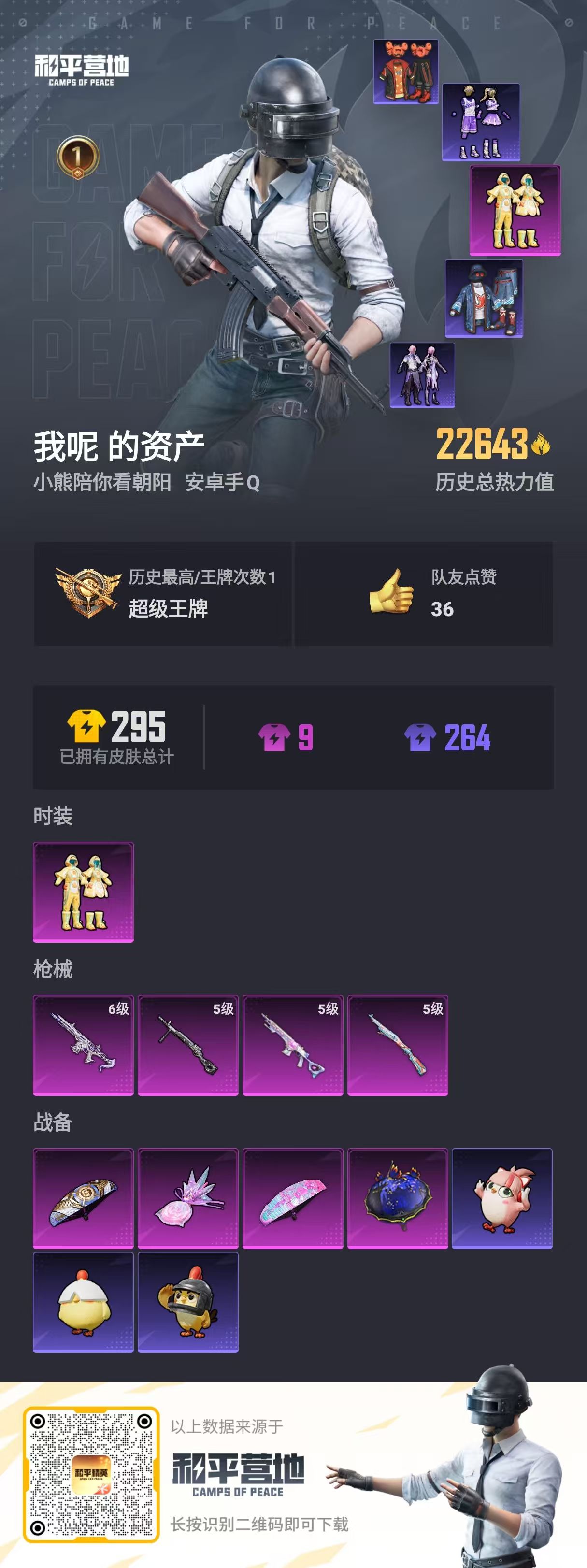 HPCMW412397和平精英账号详情图3 HPCMW412397和平精英账号详情图3