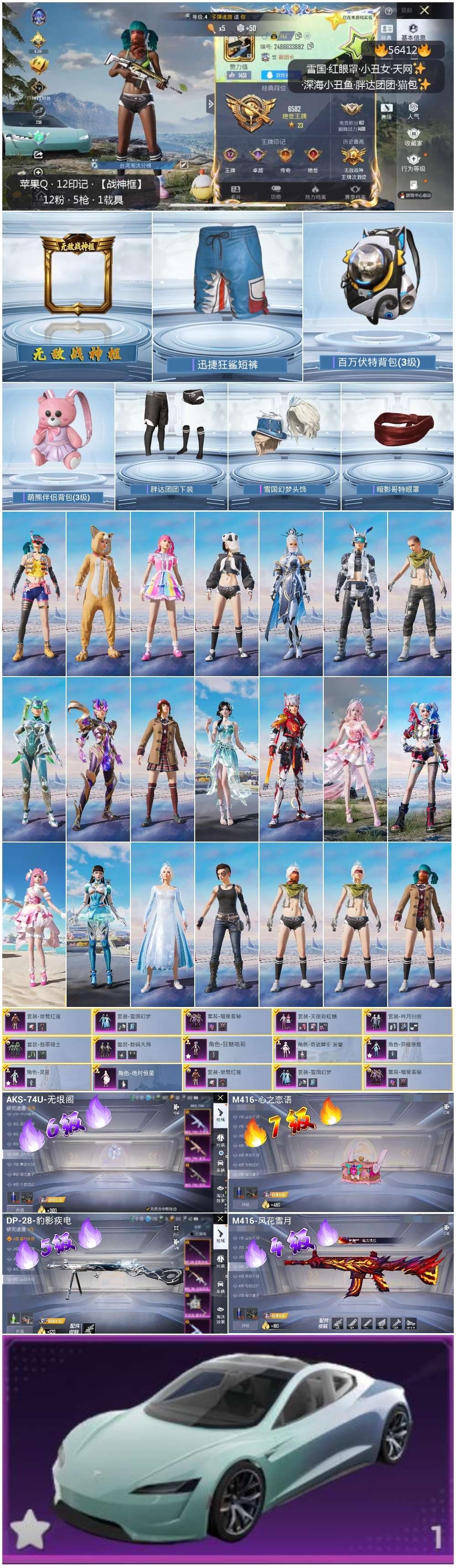 HPCMW412493和平精英账号详情图4 HPCMW412493和平精英账号详情图4