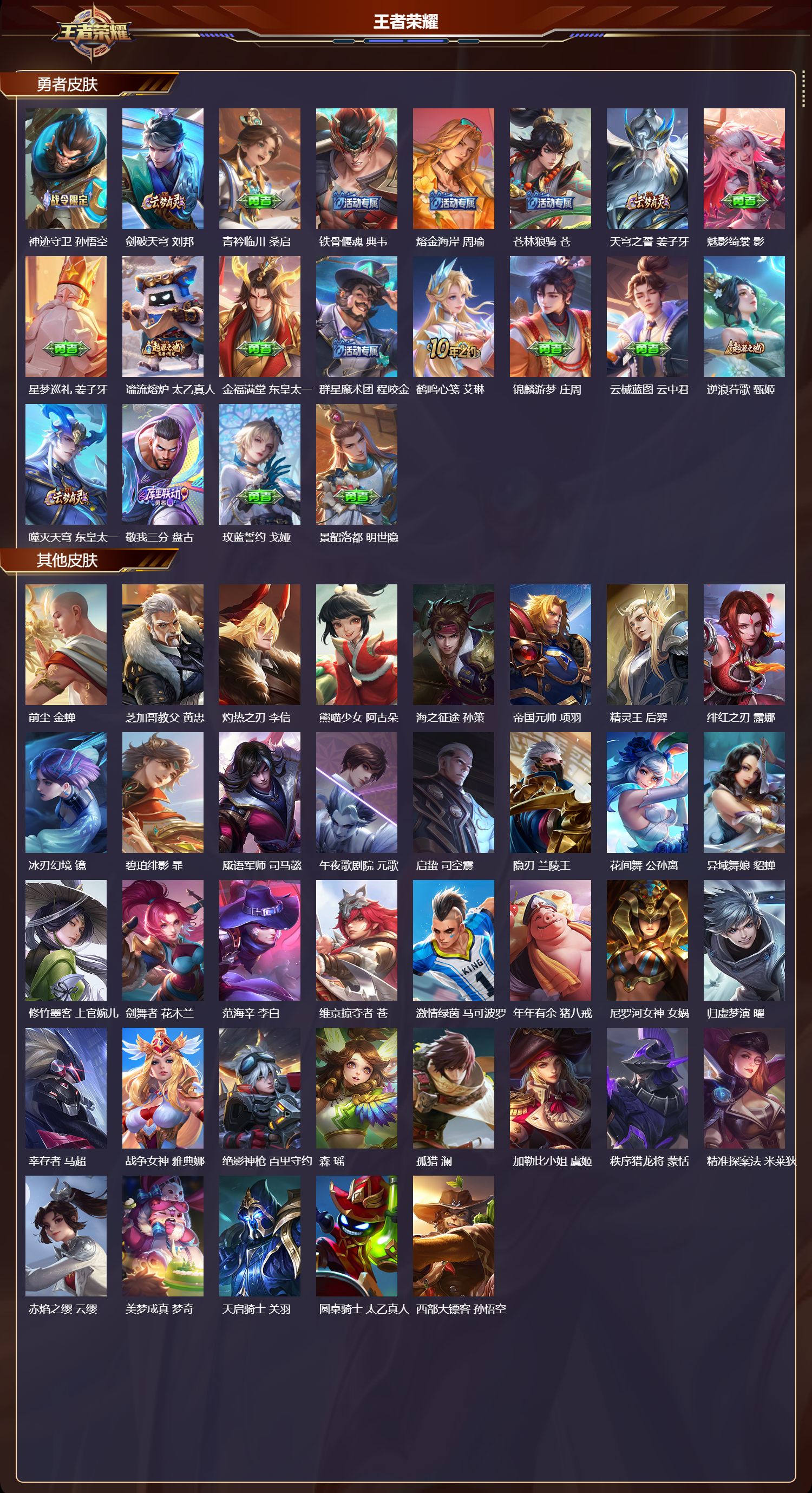 WZQM423871王者荣耀账号详情图5