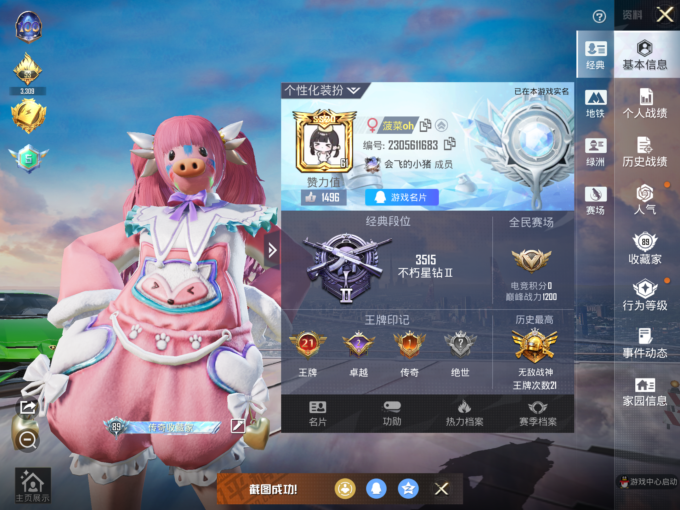 HPCMW416704和平精英账号详情图3