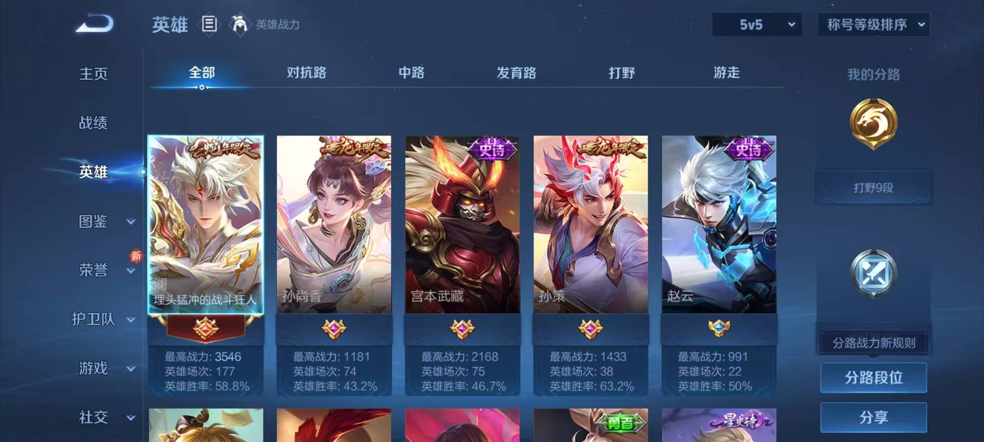 WZCMW420210王者荣耀账号详情图5