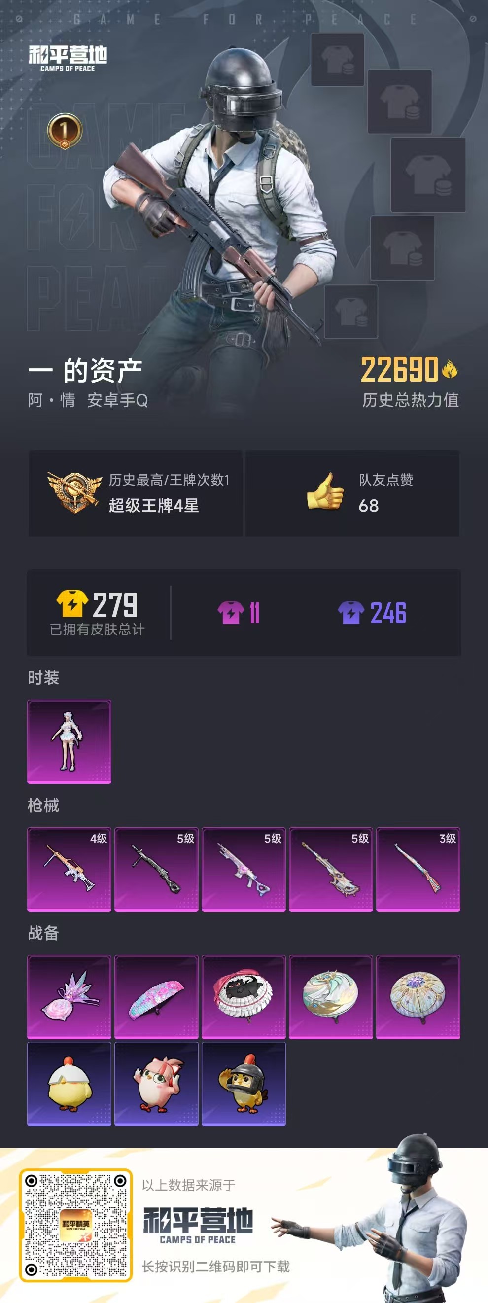 HPCMW412712和平精英账号详情图2