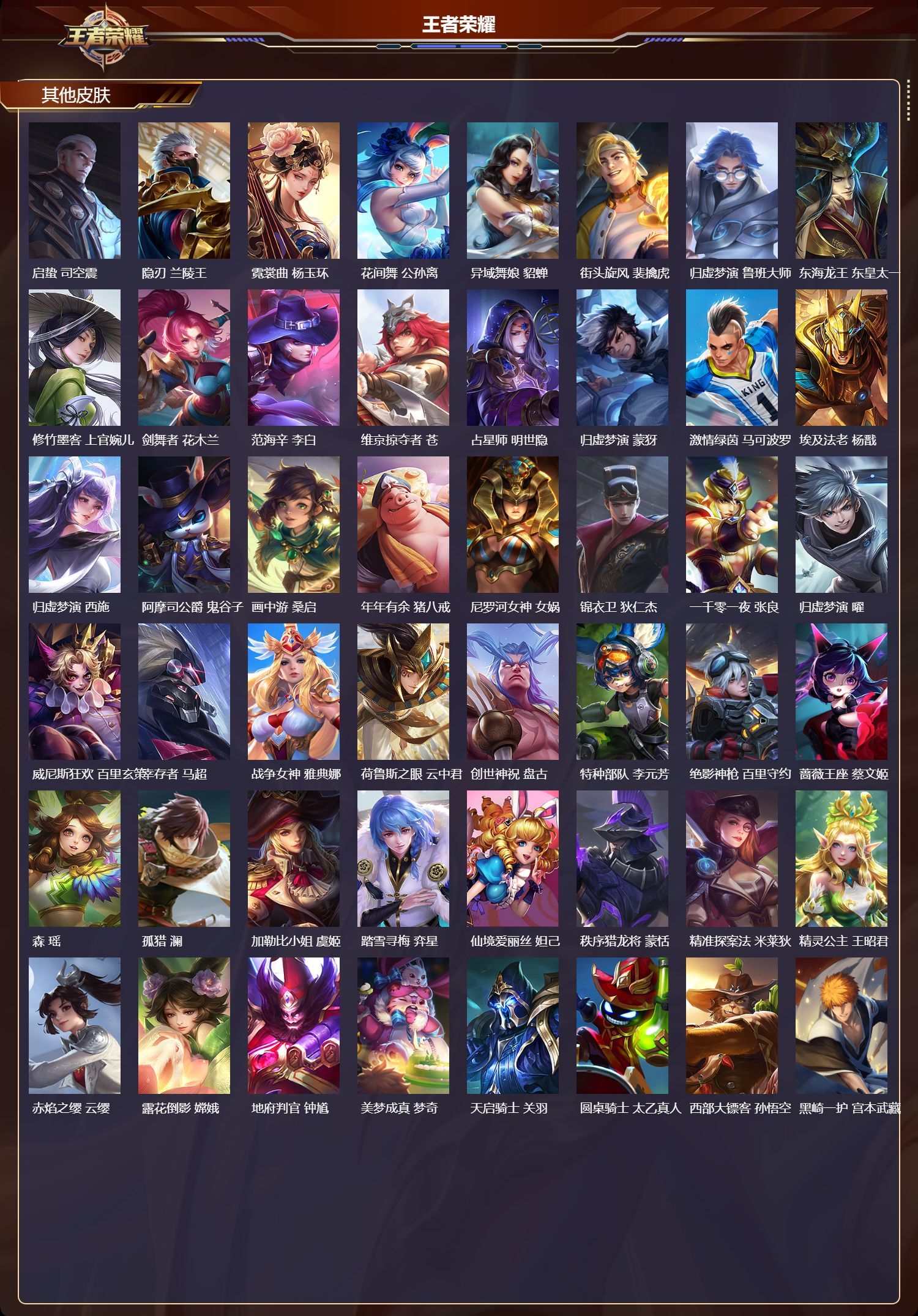 WZQM423867王者荣耀账号详情图7 WZQM423867王者荣耀账号详情图7