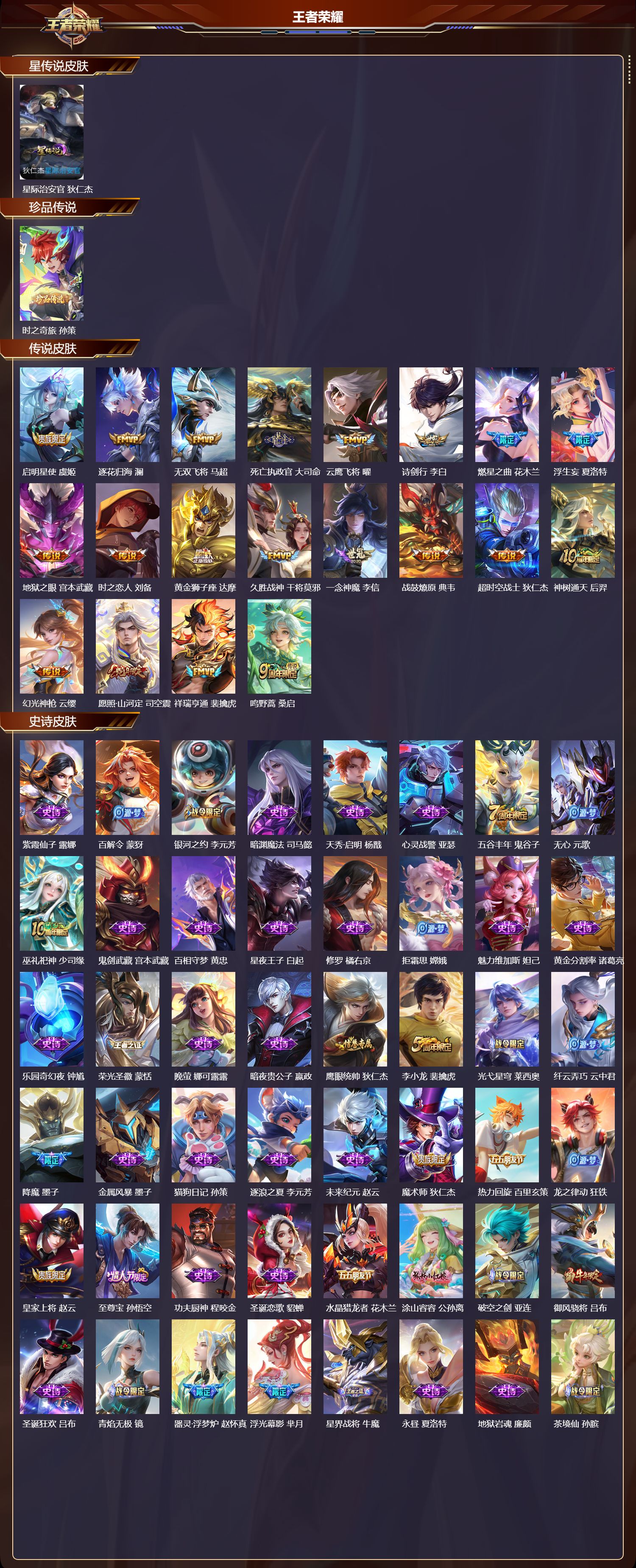 WZMK423828王者荣耀账号详情图2