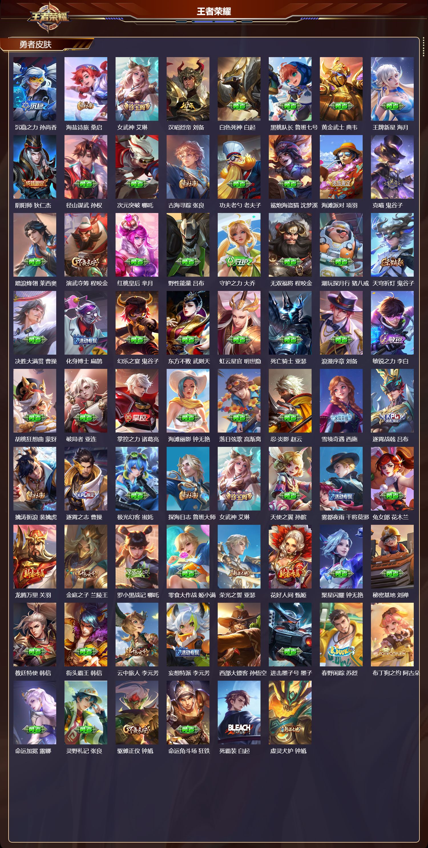 WZQM423871王者荣耀账号详情图4